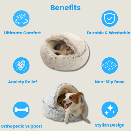 Ruku - SnuggleFluff Premium Pet Bed